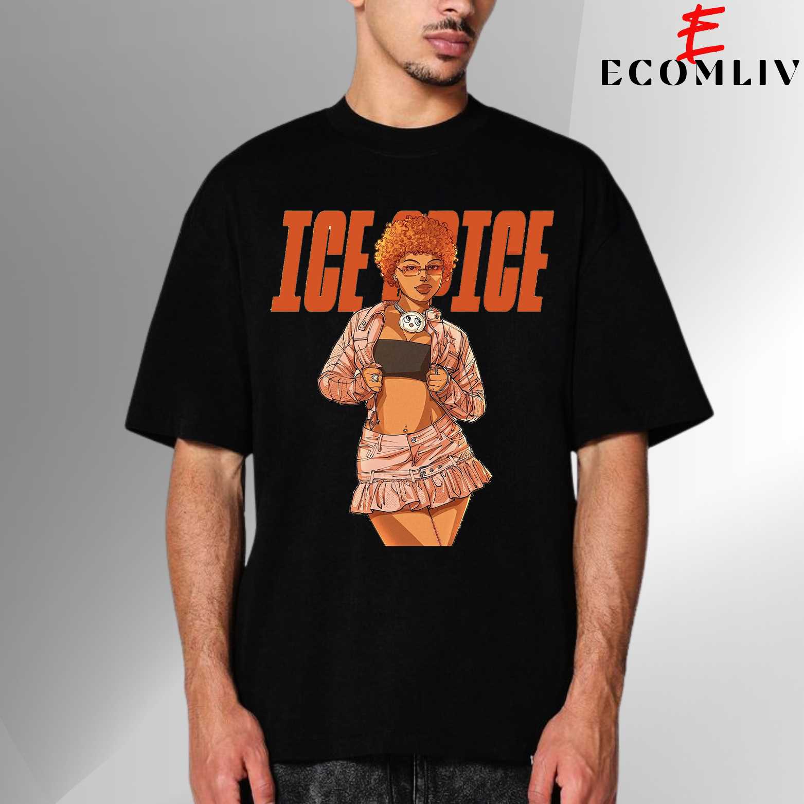 Baddie Face Tee, Ice Spice Visual Shirt, Aesthetic Merch